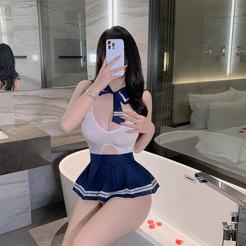 Sexy temptation one-piece uniform suit