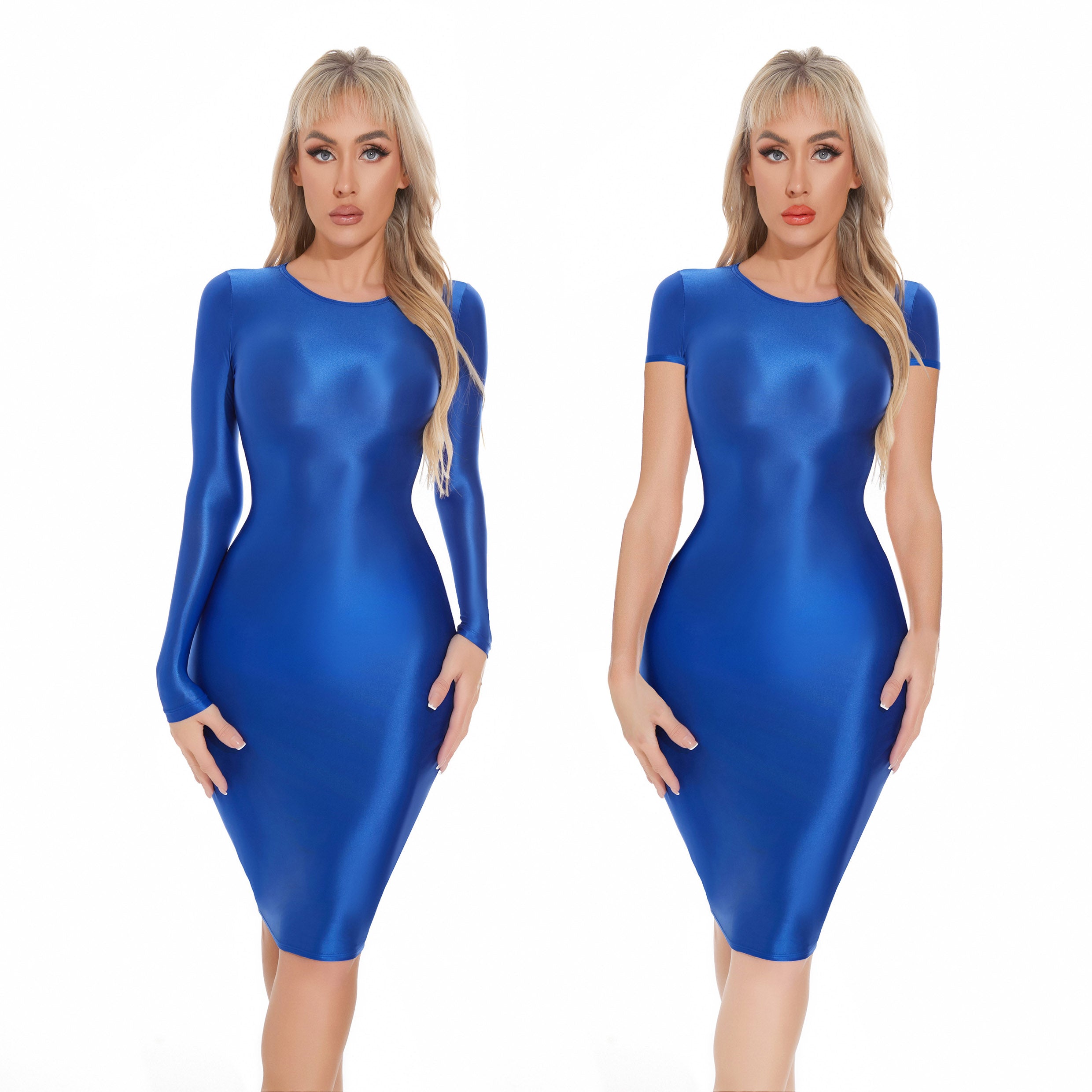 Shiny tight sexy skirt