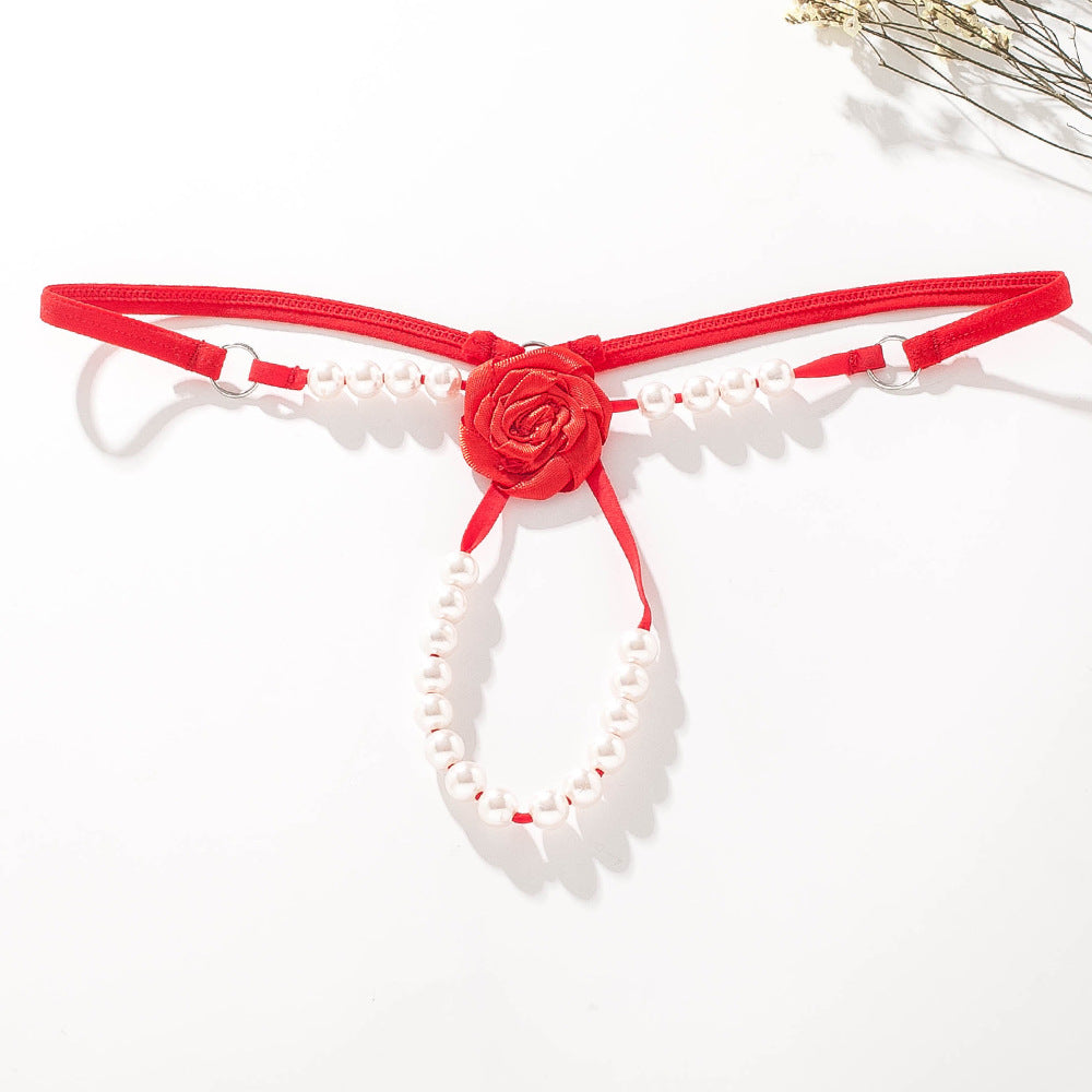 Rose Pearl Massage Thong