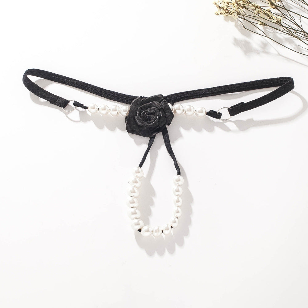 Rose Pearl Massage Thong