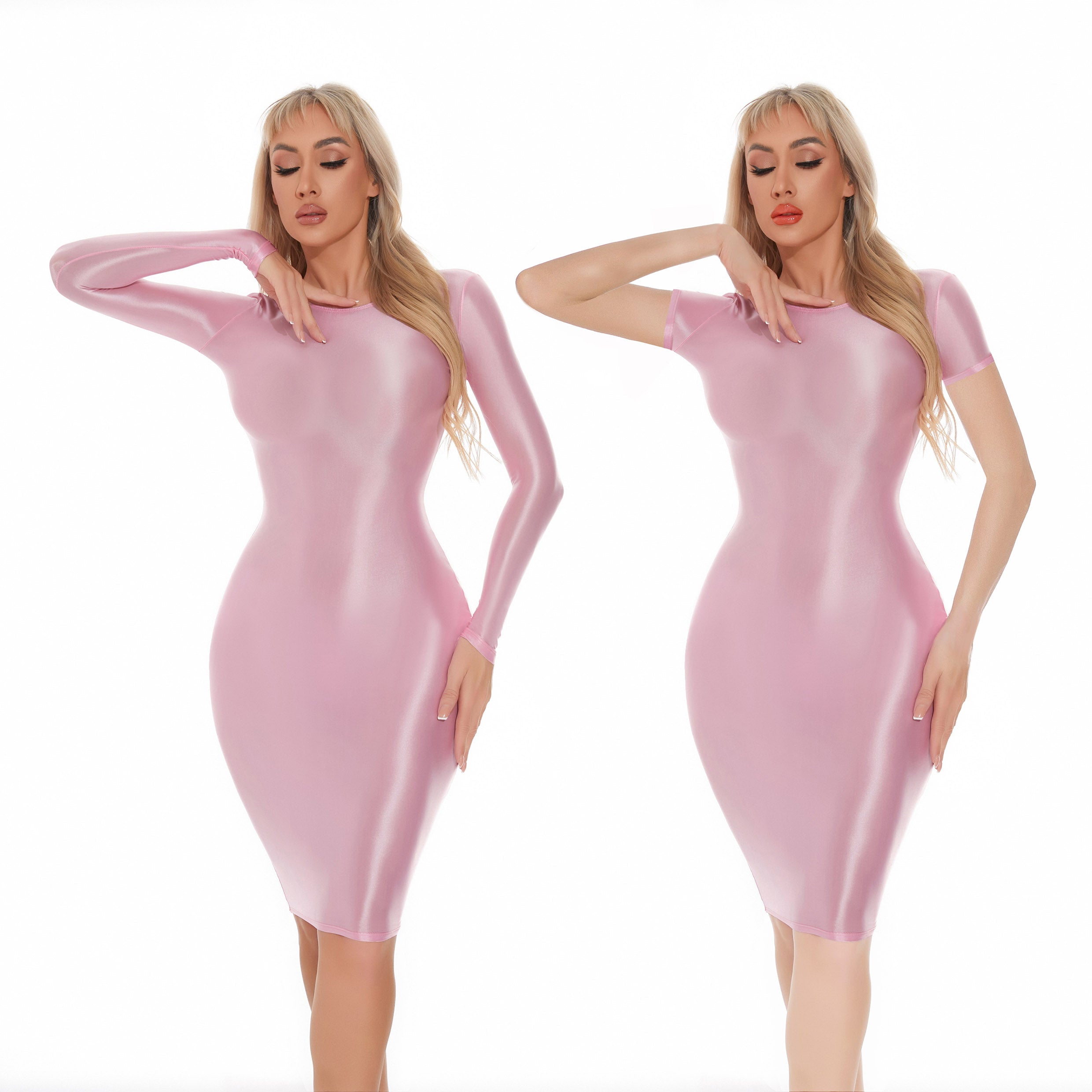 Shiny tight sexy skirt