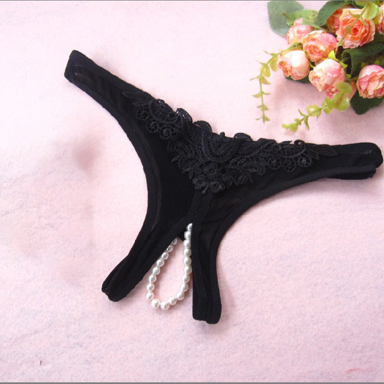 Tempting sexy open crotch pants