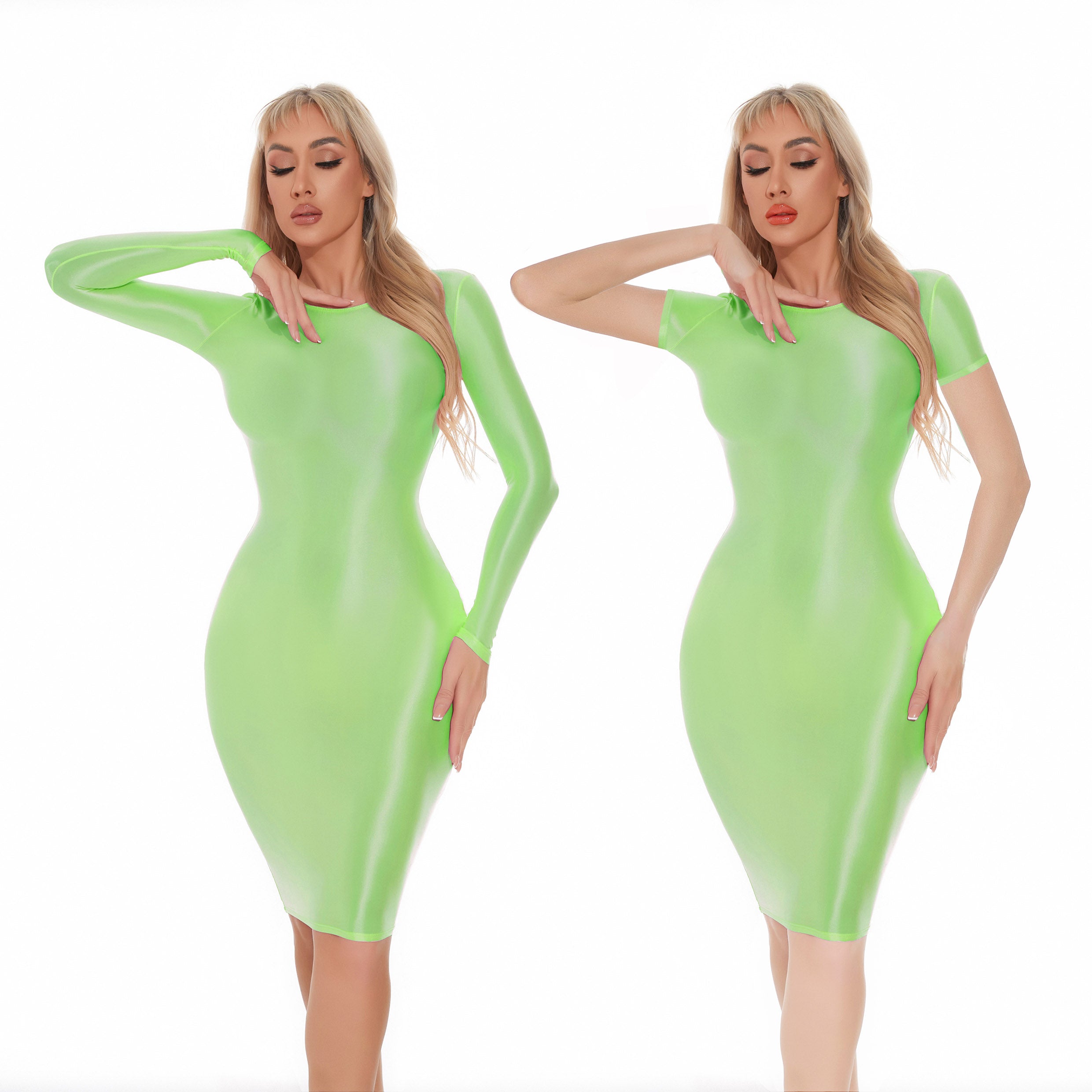 Shiny tight sexy skirt