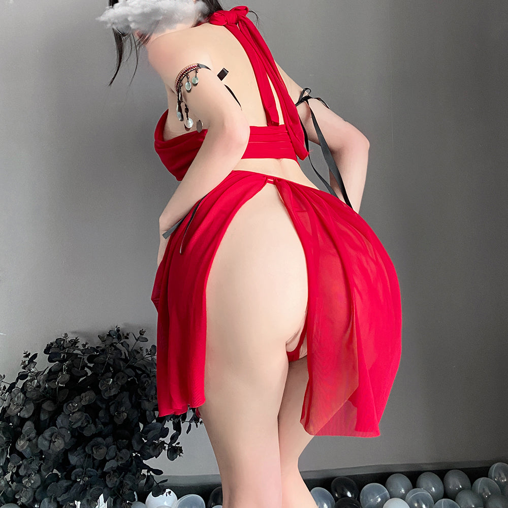 Sexy hot temptation uniform pajamas set