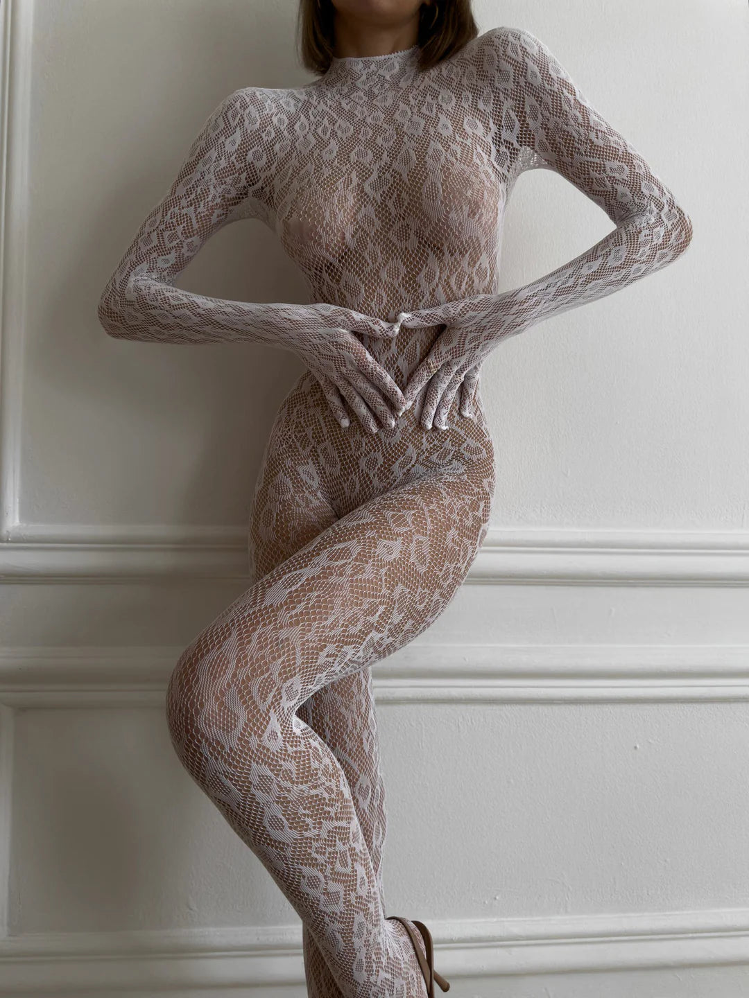 Sensual Cut-Out Leopard Bodysuit