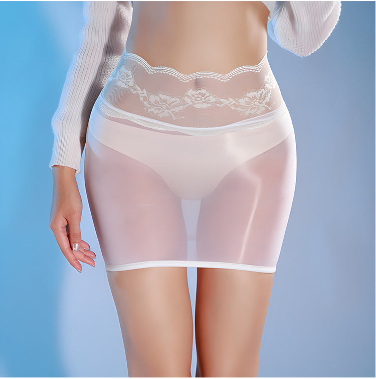 Sexy tight shiny hip skirt