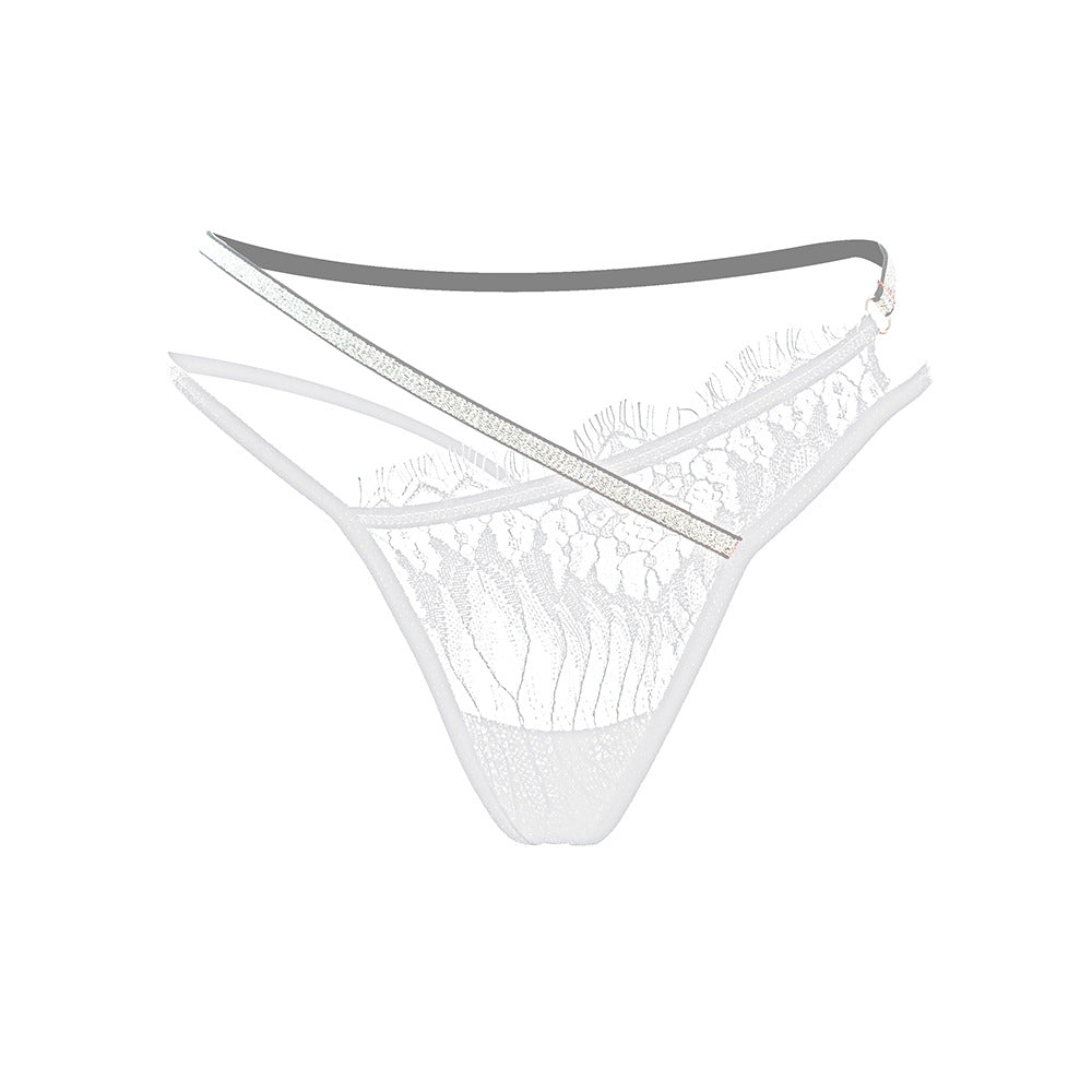 Sexy Shiny Cross Strap Temptation Panties