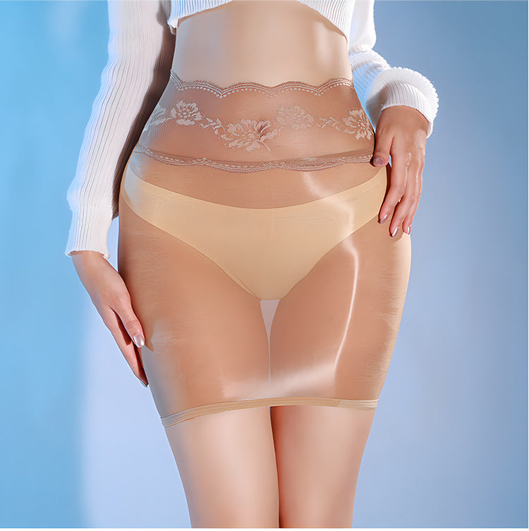 Sexy tight shiny hip skirt