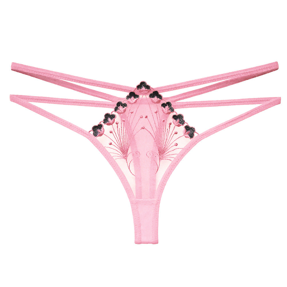 Hollow mesh breathable temptation sexy thong