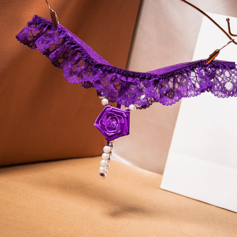 Pearl temptation lace sexy panties