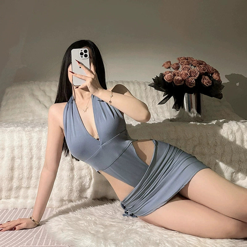 Tight sexy two-piece skirt