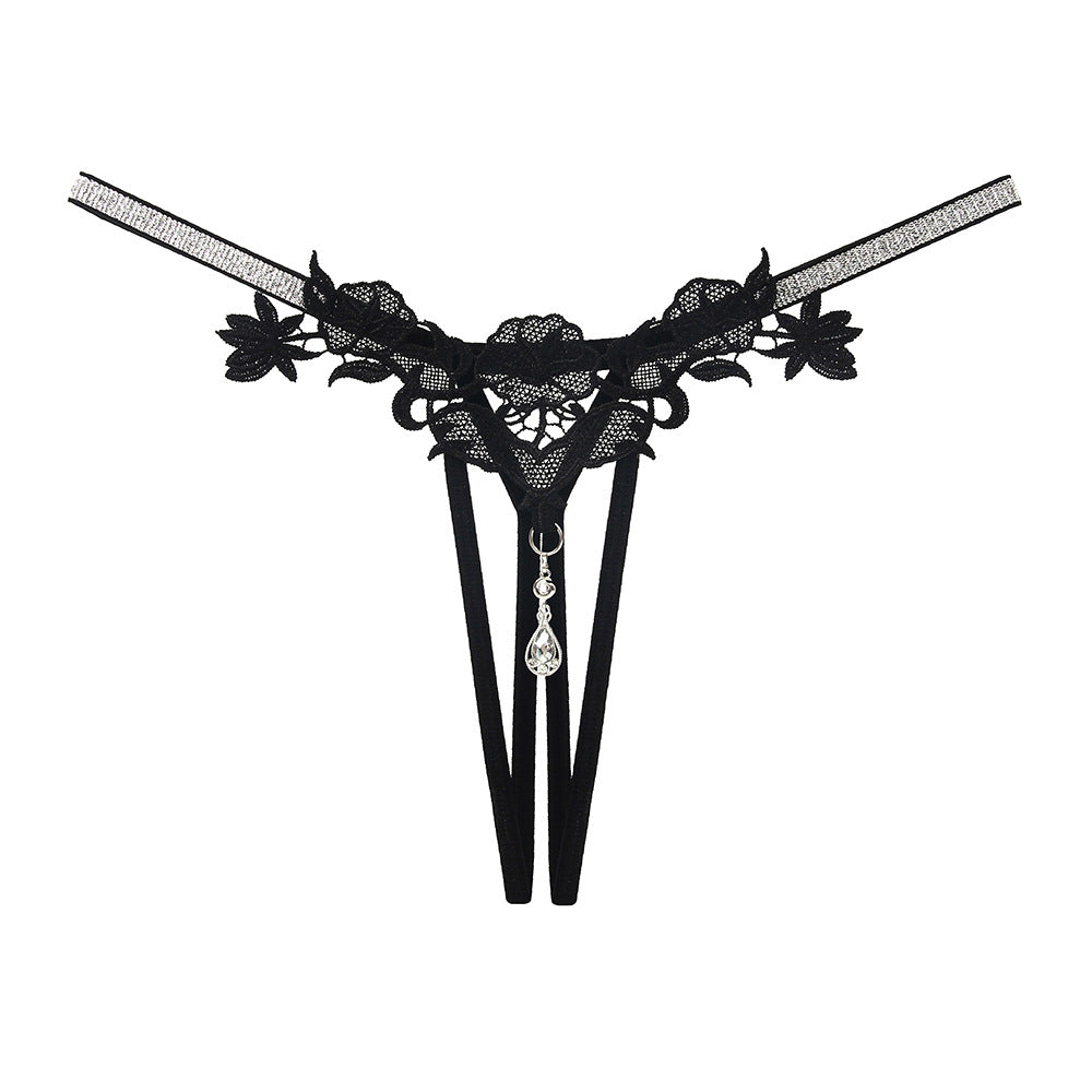 Shiny rhinestone seductive sexy panties