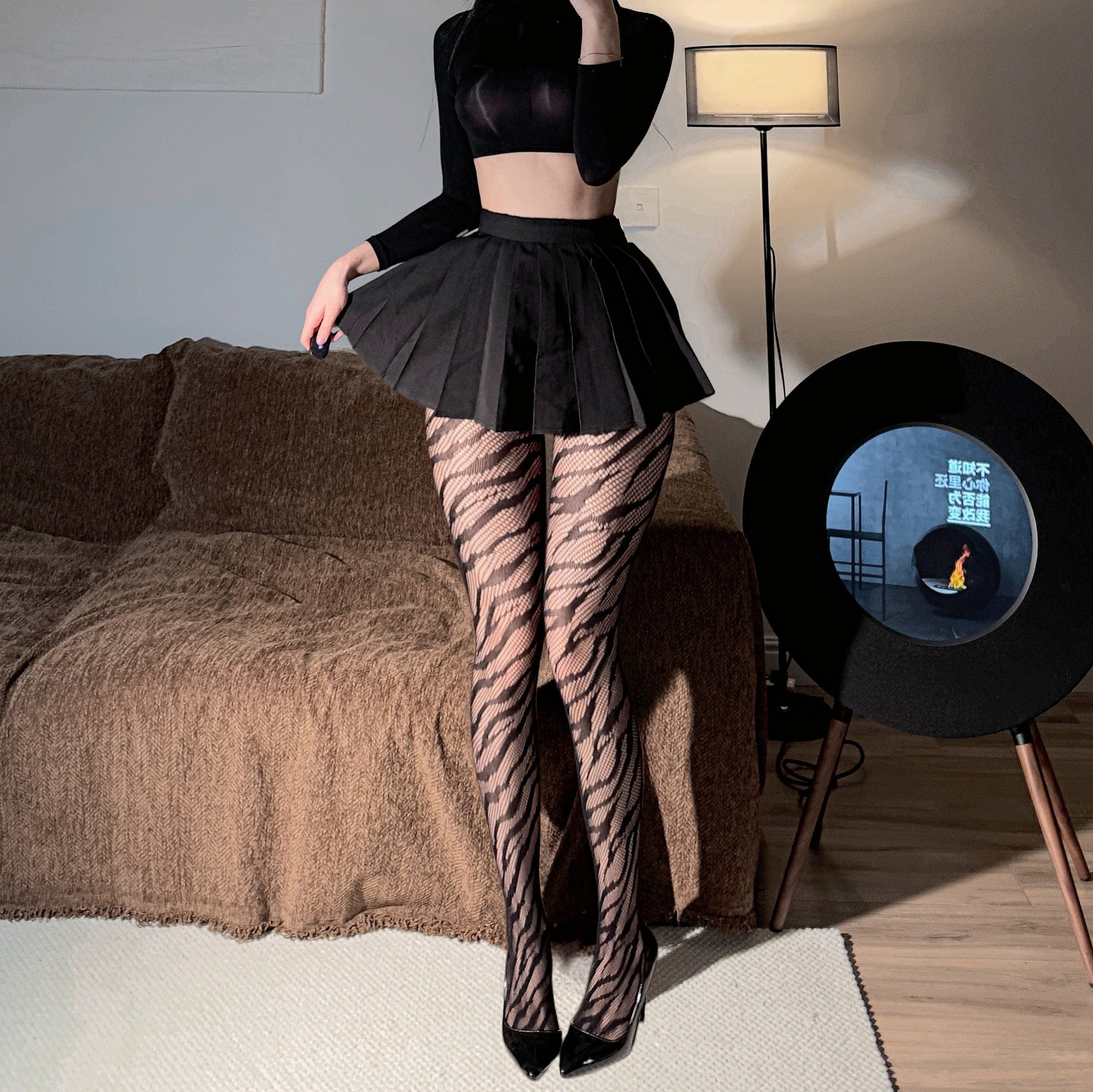 High elastic garter pantyhose