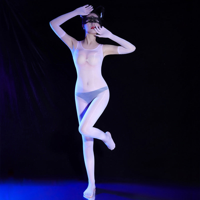 Glossy Seamless Tank Bodysuit