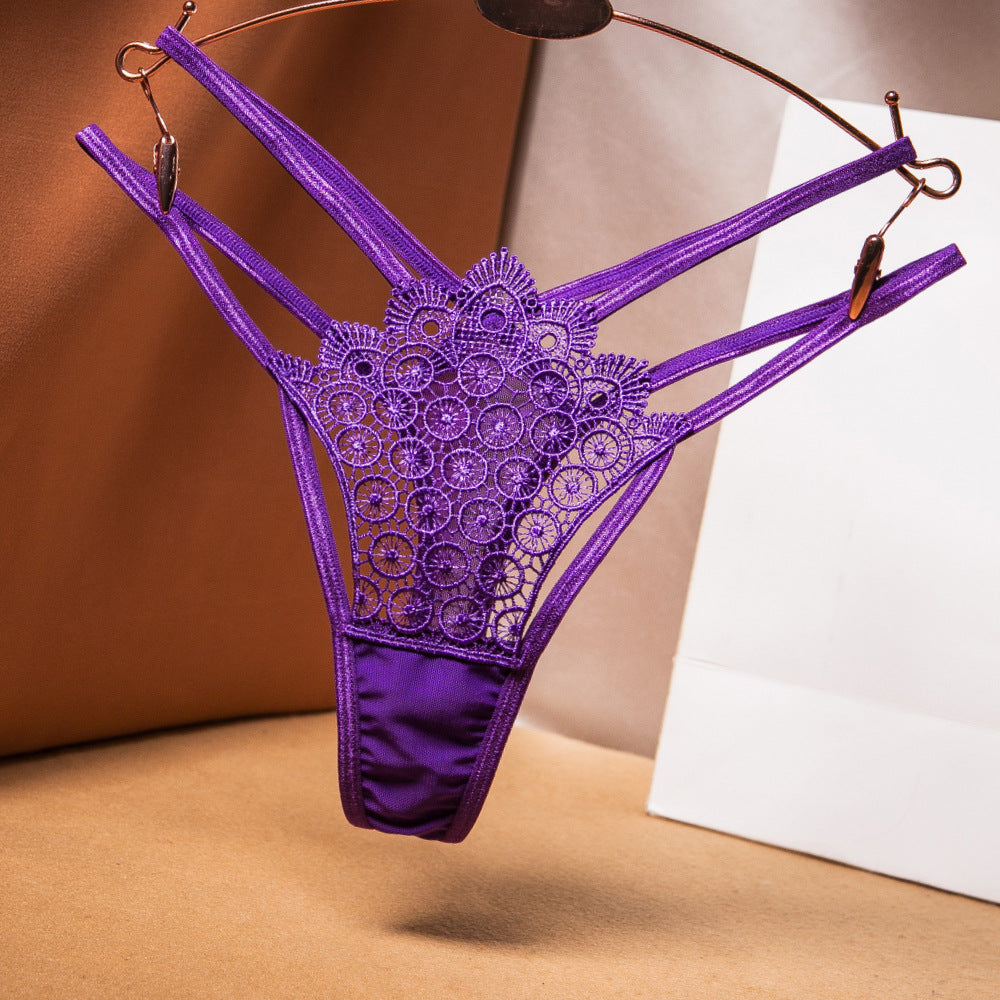 Thin and transparent mesh thin strap temptation sexy underwear