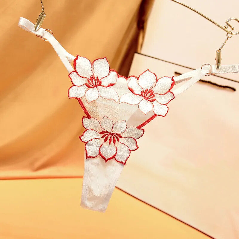 Low-rise slim-fit embroidered briefs