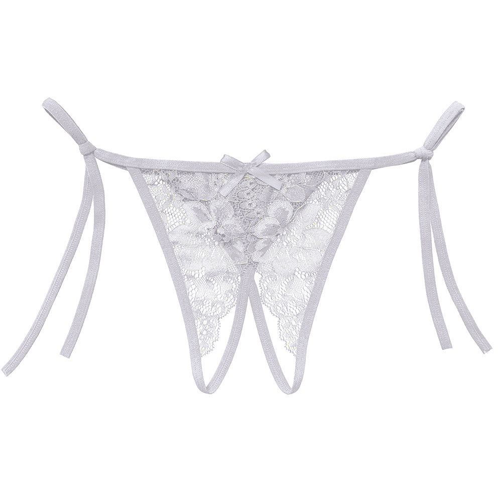 Transparent lace temptation see-through thong