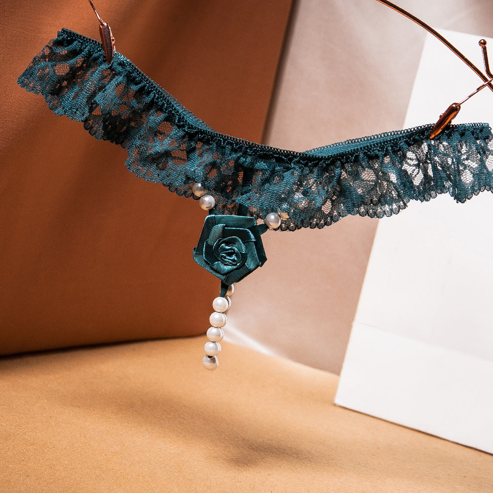Pearl temptation lace sexy panties