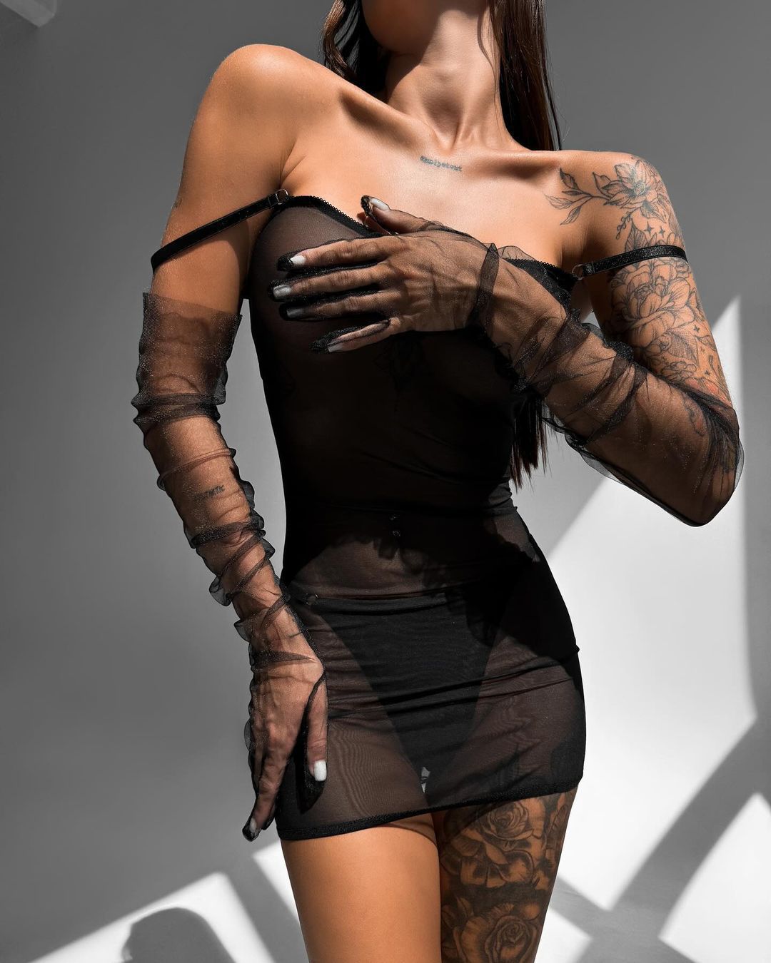 Suspender see-through backless sexy hollow body shaper