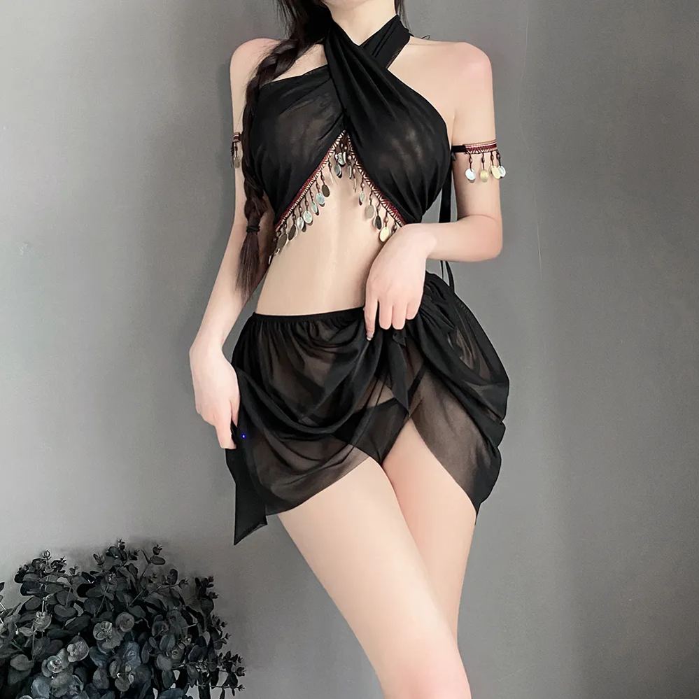 Sexy hot temptation uniform pajamas set